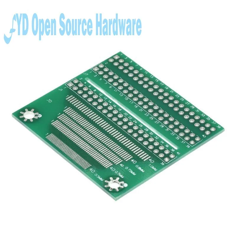 5PCS / LOT 40PIN Multifunction Adapter Plate Test Board Universal Board  Gong Trough Board Spacing 0.5-1.0MM