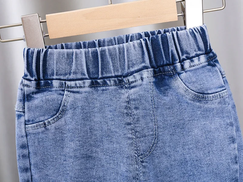 2026 Neue Mädchen-Jeans Kinder Frühling Herbst Mode-Jeans Schlaghosen Mädchen Hochwertige Schleife Freizeit Lange Hosen 0-5 Jahre – Detail 16