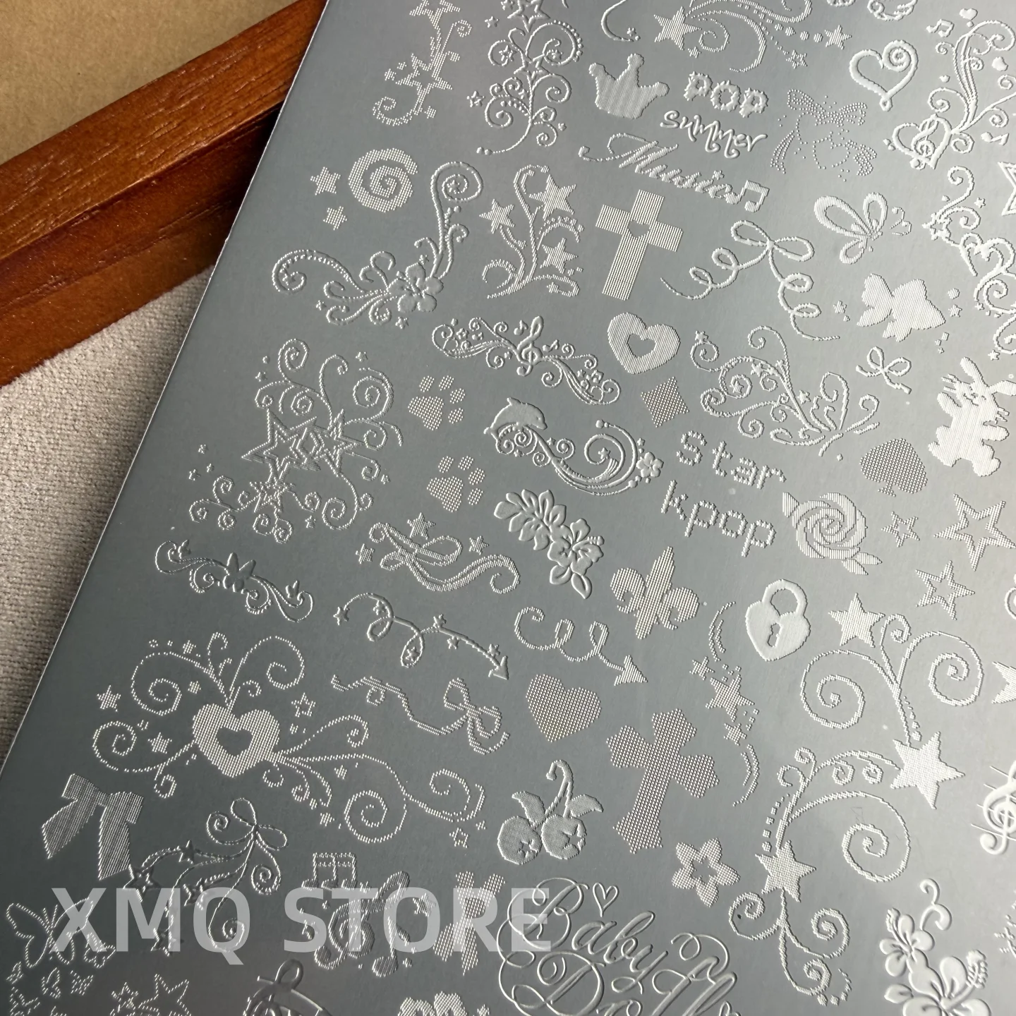 XMQ NAIL ART STAMPING PLATES FLOWERS TEMPLATES STAR IMAGEPLATE – Detail 1