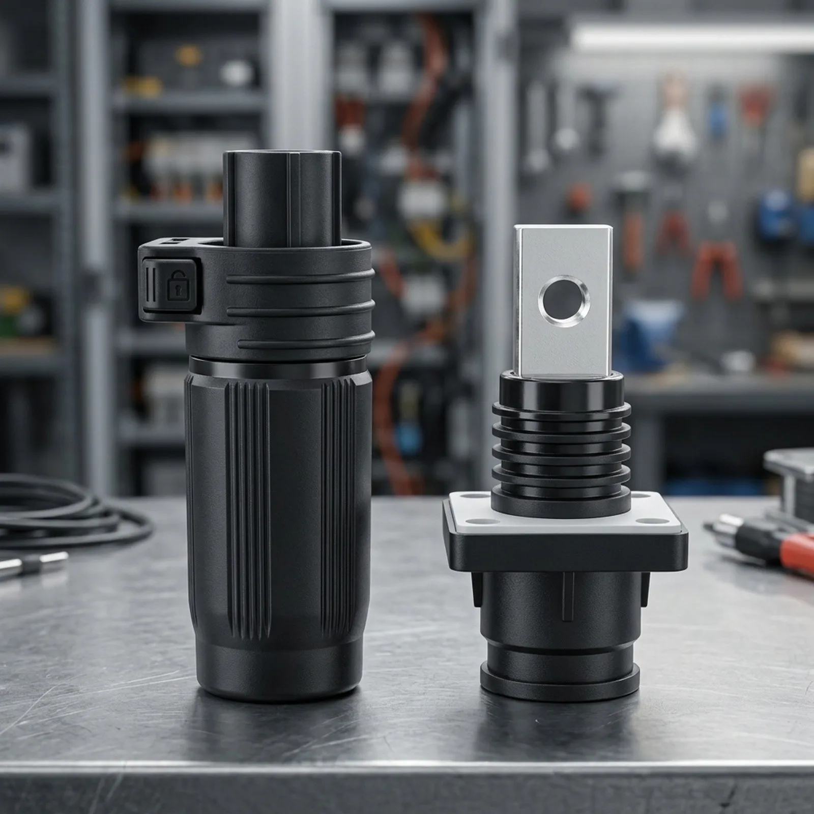 200A Quick Connector for Energy Storage PA66 Nylon IP67 Weather Resistant Efficient for Lithium Battery Applications