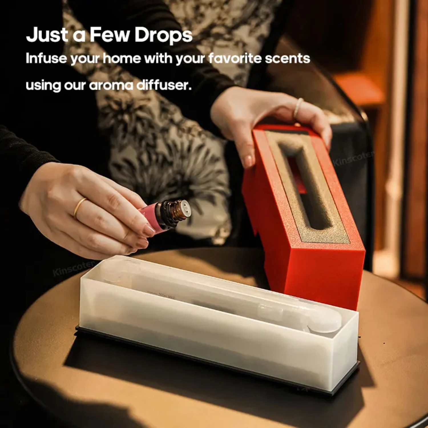 Enhance Your Environment with Relaxing Aromatherapy - LED Ultrasonic Cool Mist Maker Flame Lamp Air Humidifier Fogger Essential 