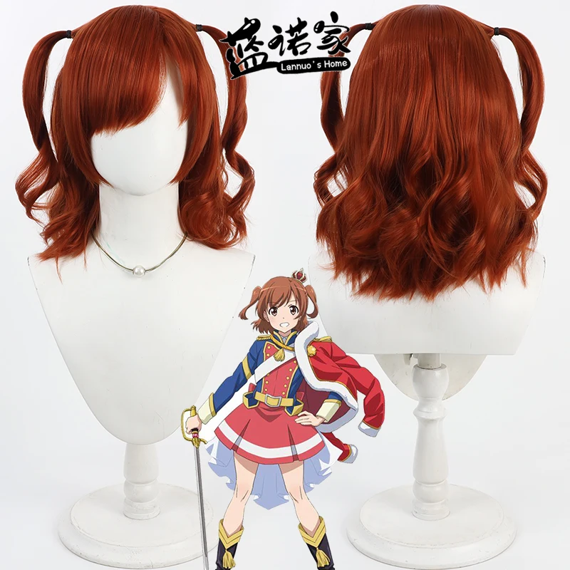 

Аниме Revue Starlight Karen Aijo Косплей Парик Хэллоуин Вечеринка Опора Синтетические волосы Термостойкое волокно + Кепка для парика