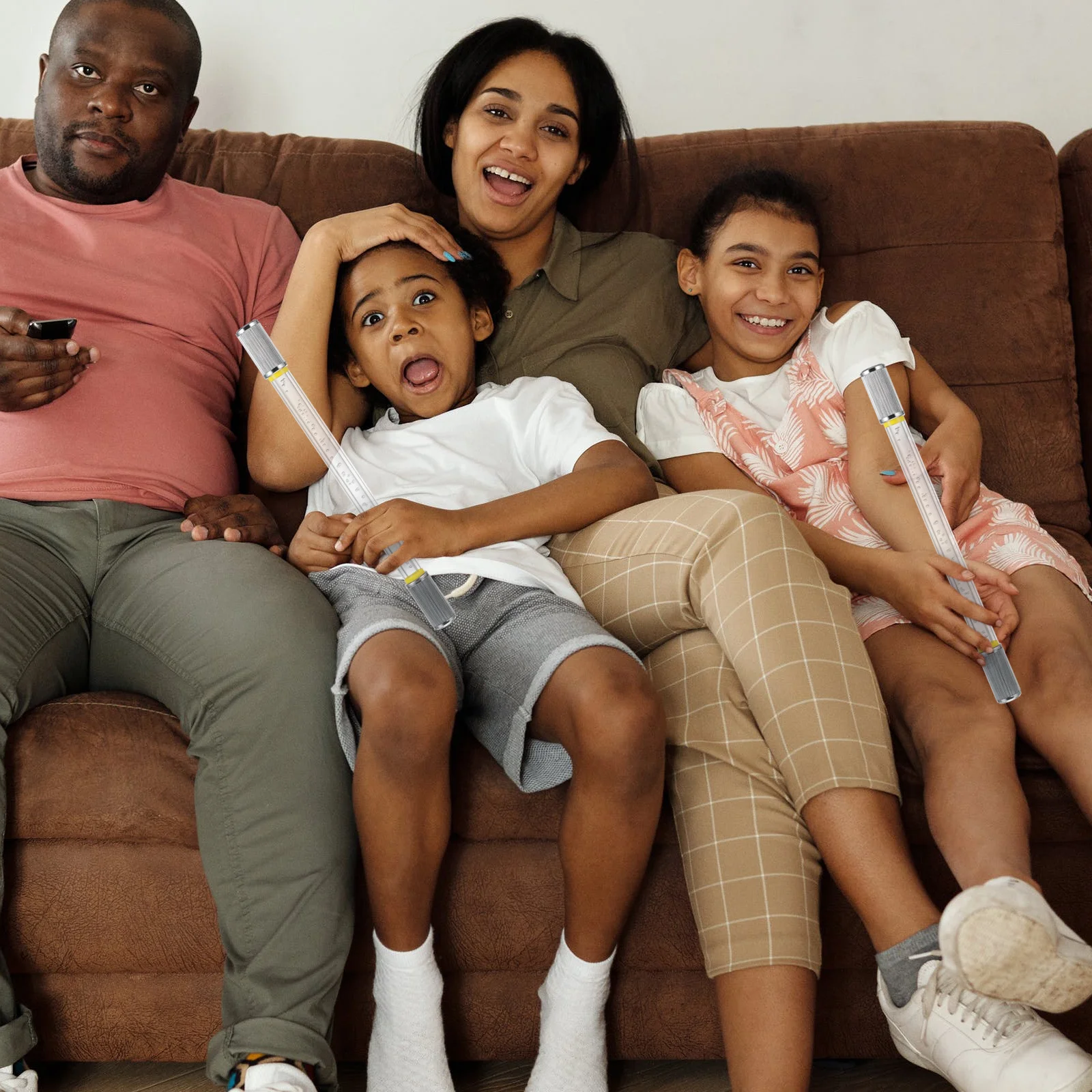 1 conjunto de barra condutora de corpo humano, luz colorida, kit de haste de experimento científico para crianças, exploração científica educacional
