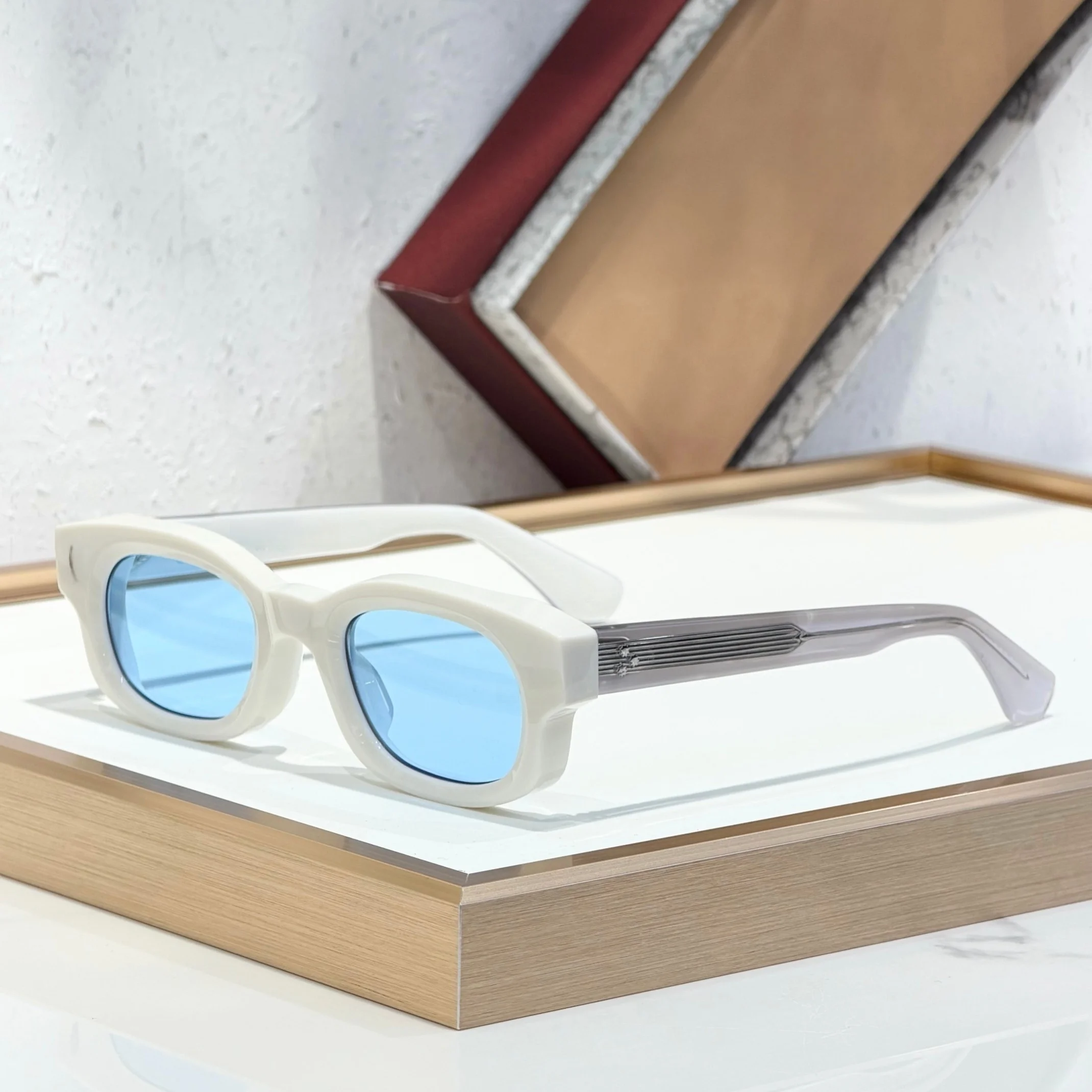 WHISKEYCLONE حجم 48-25 نظارات شمسية عالية الجودة للرجال الكلاسيكية النساء الفاخرة العلامة التجارية مصمم نظارات الموضة UV400 #4