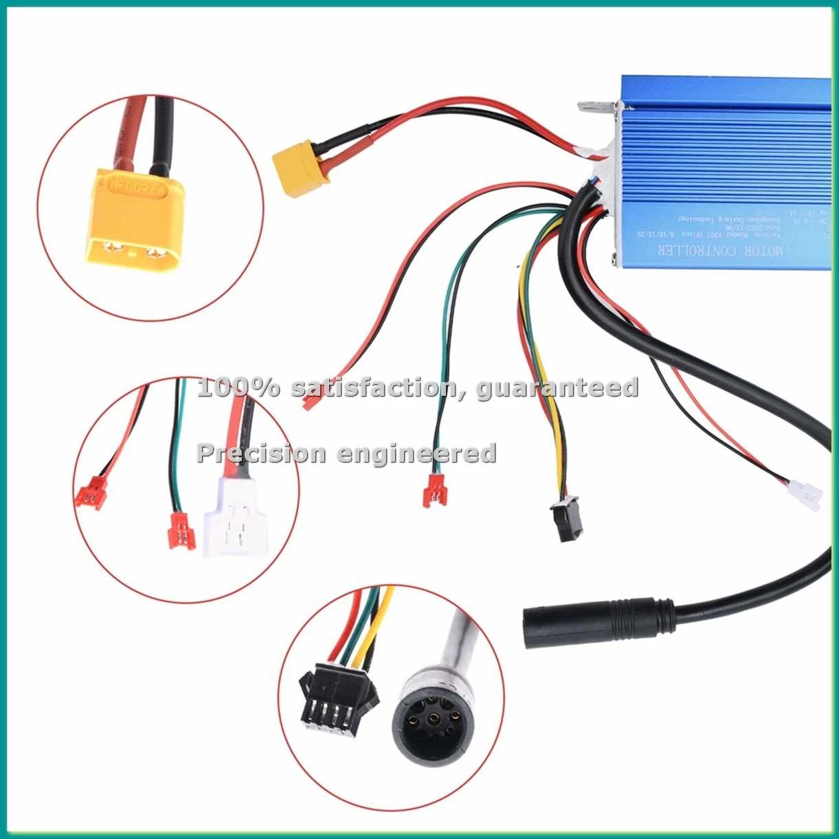 

48V 18A Electric Scooter Controller Kit, Metal Case, Stable Speed Control, Clear Display for SmartGyr Electric Scooter-BCBW