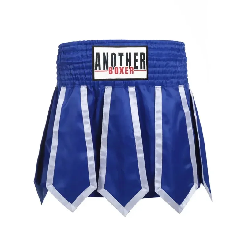 Muay Thai Shorts Lotus Ribbon Kick Boxing Shorts Women Men Kids Fight Kickboxing Pants Sport MMA Grappling Martial Arts Clothing