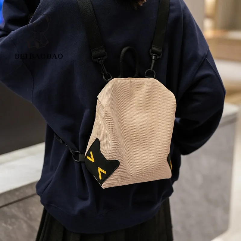 Small Backpacks Women Simple Fashion Classic Stylish Versatile Lightweight Suitable for Outdoor Shopping Student Backpack Female