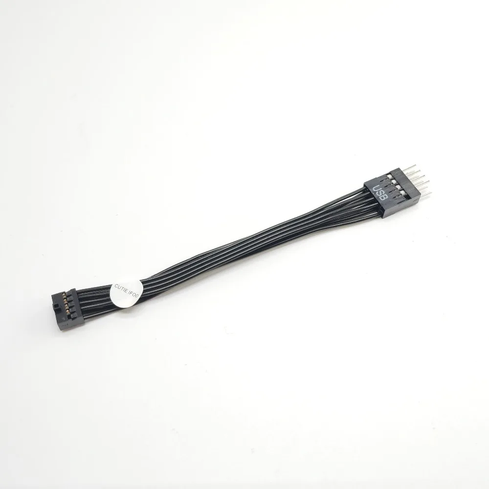 Dupont Mini USB 2,0mm 10-polige Buchse auf 2,54mm 9-poliges Stecker-Verlängerung kabel für PC-Motherboard 12cm