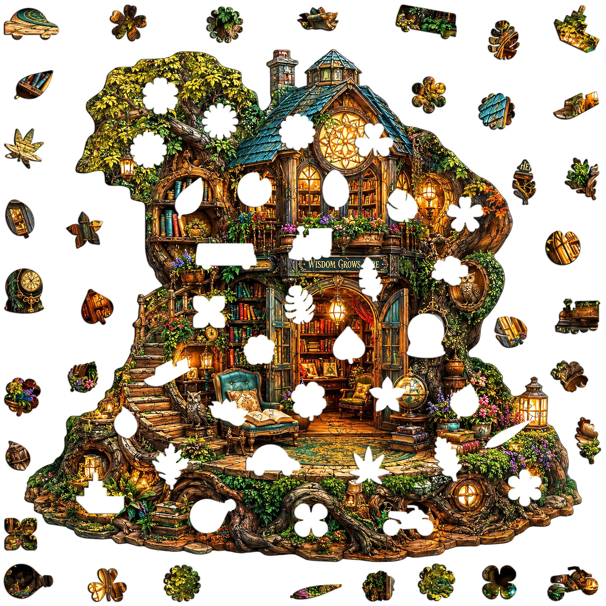 Dinosaur World Wooden Puzzle Brain Teaser Animal Jigsaw Puzzle Brain Teaser Special Occasion Collectible Gift