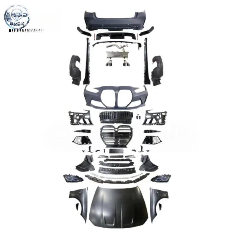 High Quality for BMW 3S G20/G28 Pre-lci 2019-2022 Upgrade to G80 M3 Wide Body Kit with Clip-On Diffuser
