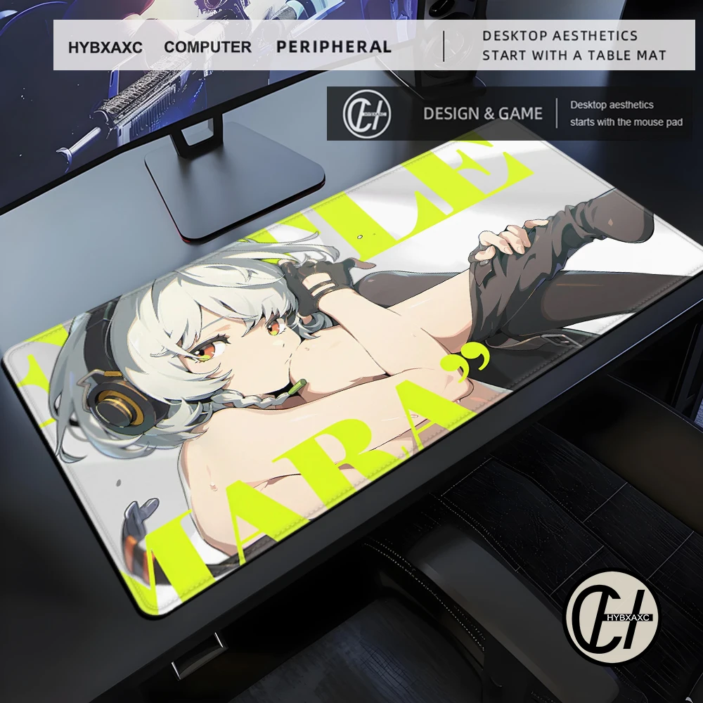 Anime Cartoon Large Mouse Pad Extended Zenless Zone Zero Anby Nicole Demara Mana Figures Keyboard Pad Large 120x60 XXL Desk Mat