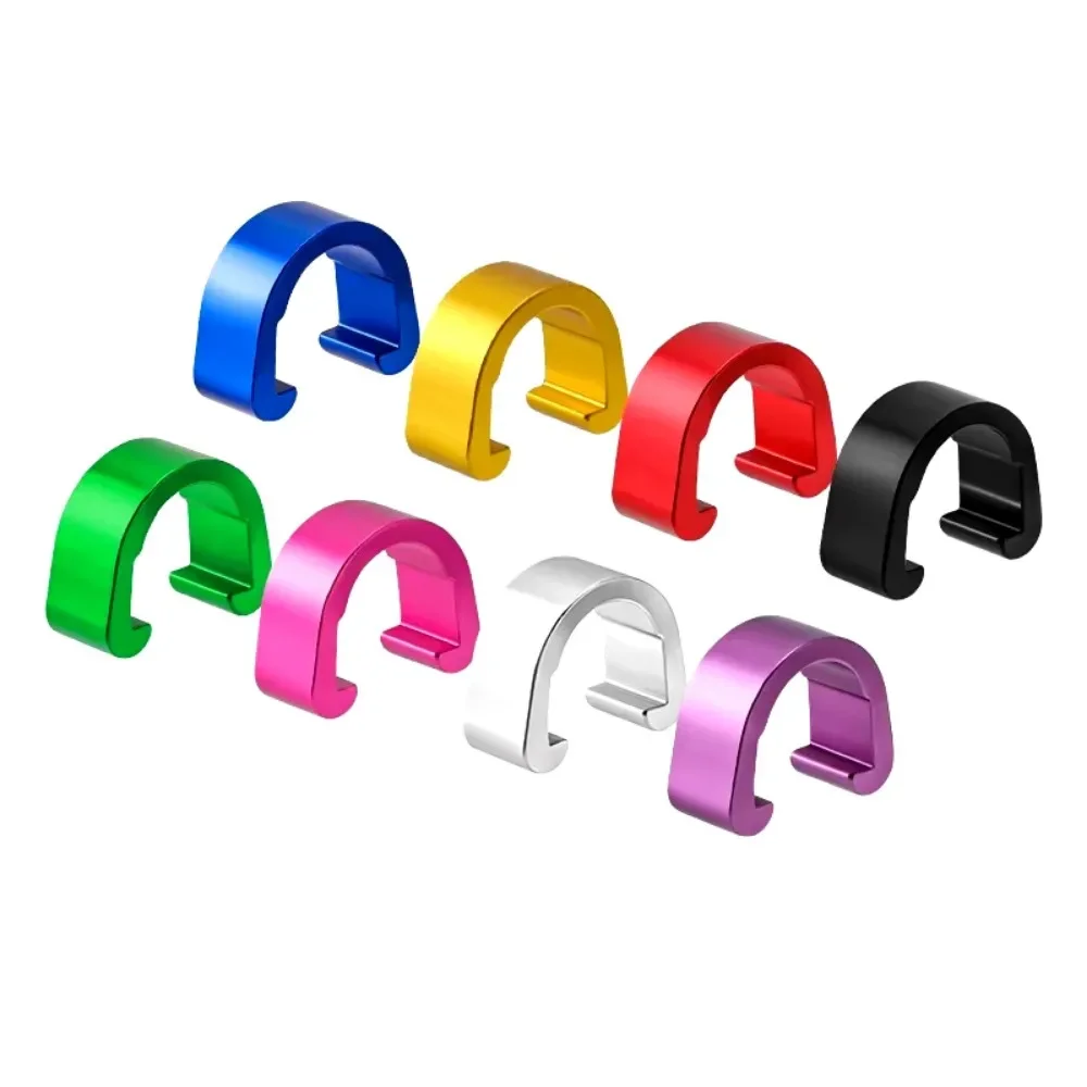 10Pcs Aluminum Alloy C-Shape Buckle MTB Bike Brake Cable Derailleur Line C Clips Outdoor Cycling Parts