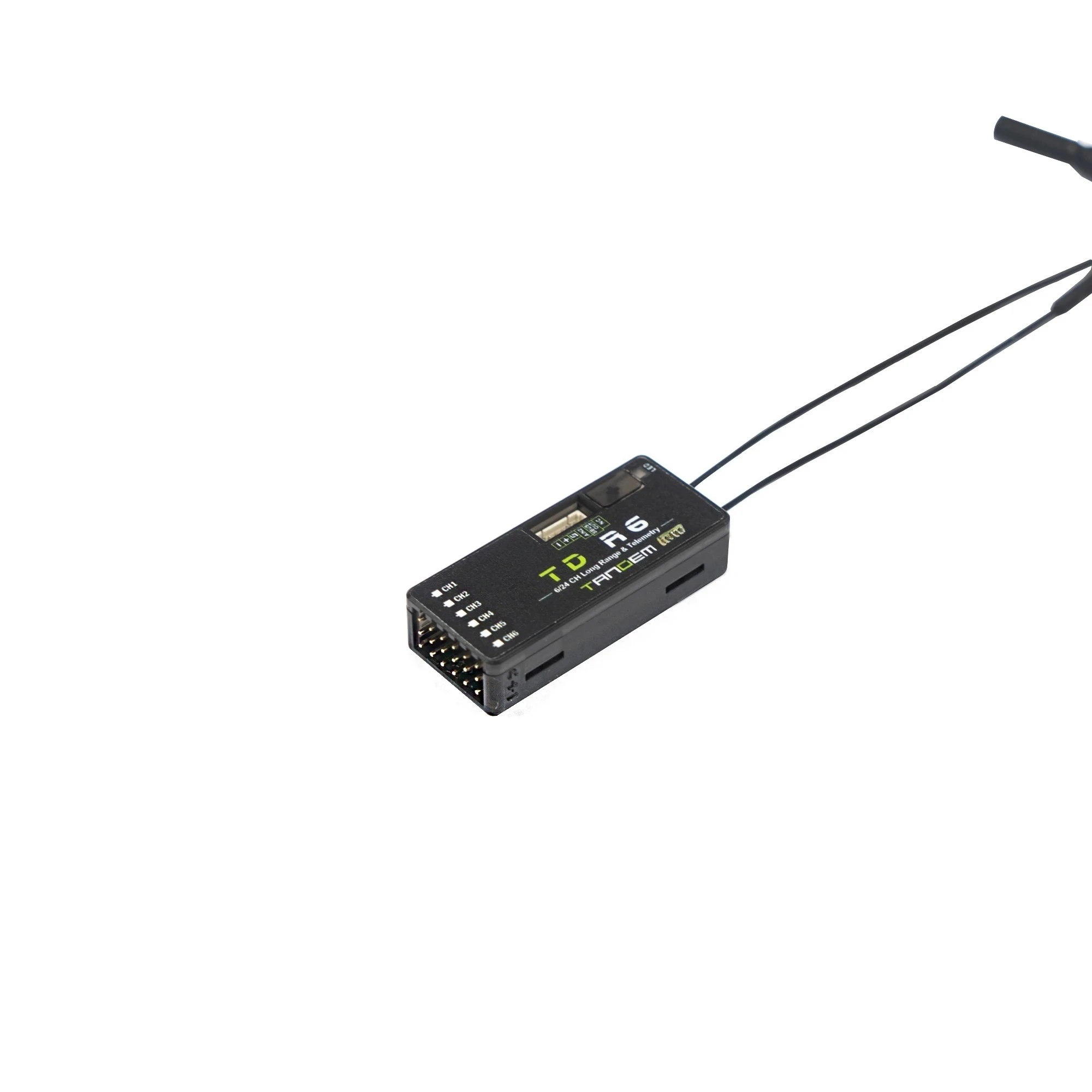 TD R6 2.4G 900M Tandem Dual-Band Receiver with 6 Channel Ports for Remote Control Systems
