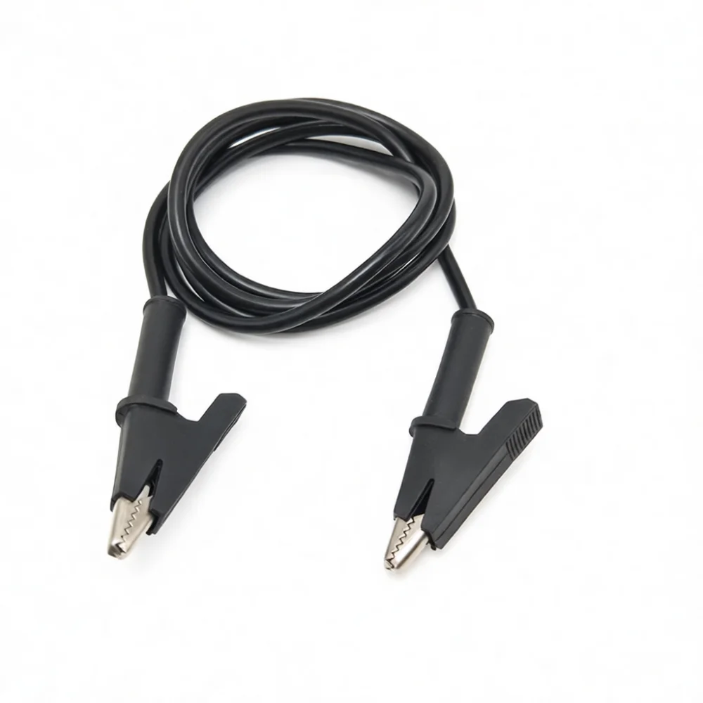 Crocodile Battery Test Leads Electrical Connector Power Wiring Flexible Lead Set Industrial Measuring Diagnostic Tool Instrument