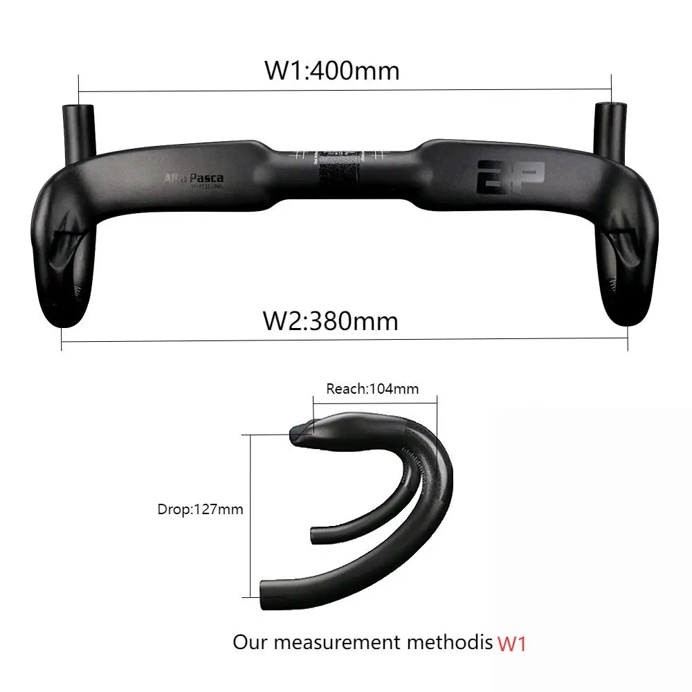 Alfa Pasca carbon aero road bike handlebar 31.8mm drop bar 400/420