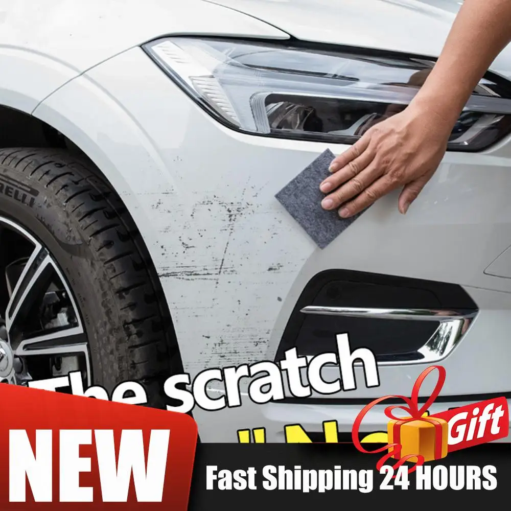 3Pcs Nano Sparkle Cloth Car Scratch Remover Nano Technology Repair Tool For Surface Scuffs Water Stains Cleaning For Auto Detail