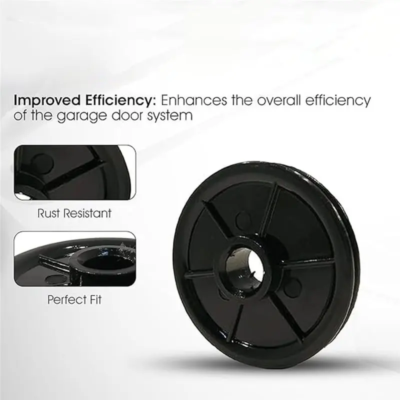 Happy New- Garage Door Opener Chain Cable Replacement- Idler Pulley(2Pcs), 144C56 Fits For Chamberlain, Liftmaster, Craftsman Mo