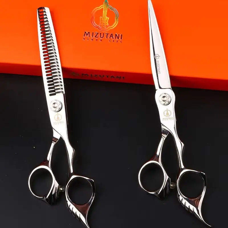 

MIZUTANI professional hairdressing scissors thinning shears 6 inch barber scissors VG10 steel Hair cutting machine