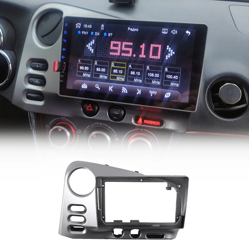 9 Inch Car Fascia Radio Panel For PONTIAC Vibe 2003-2004 Dash Kit Install Facia Console Bezel Adapter Plate Trim Cover