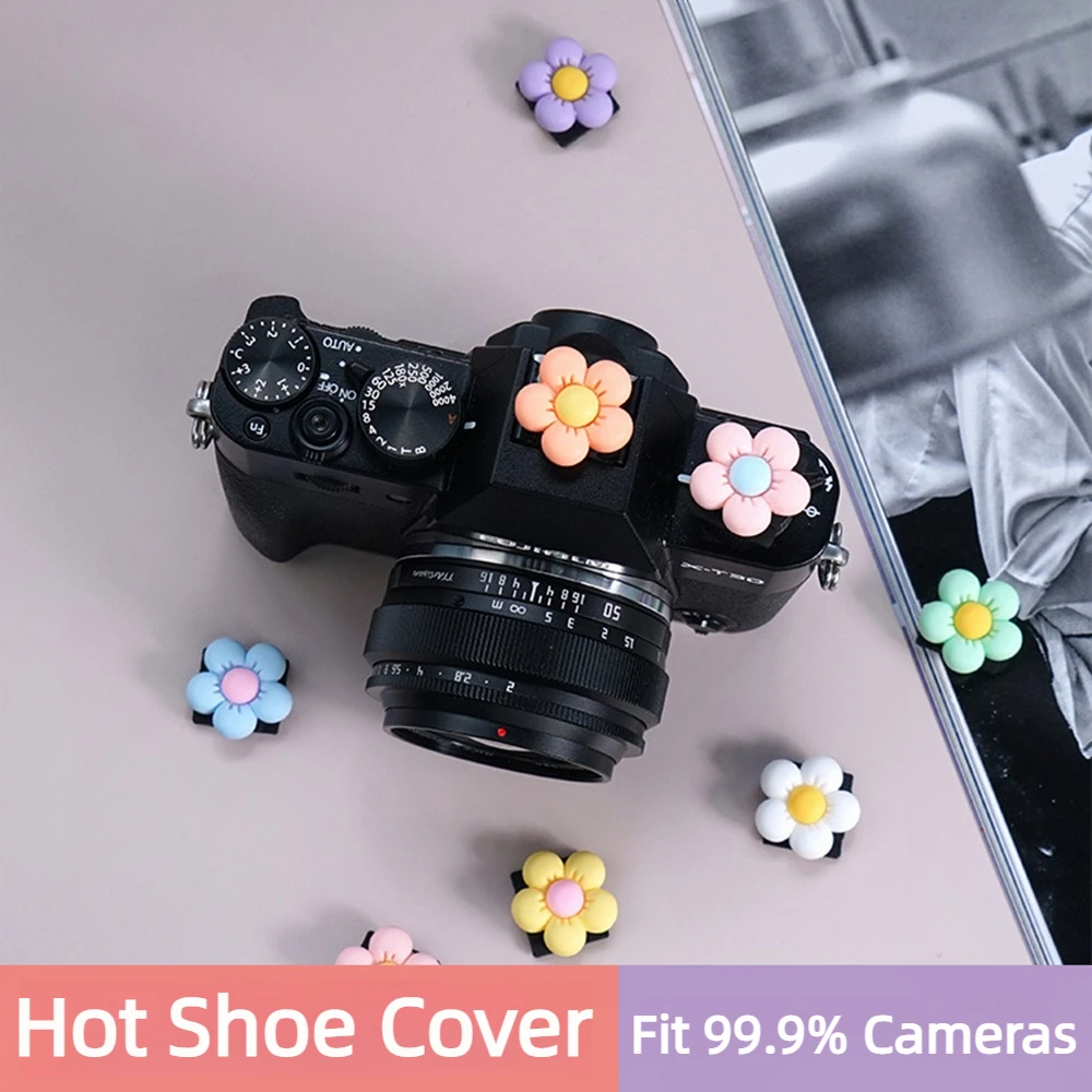 カメラホットシューカバー素敵な漫画の花キャップキヤノンニコン - Macro Photography Lighting Kit のレビューと価格