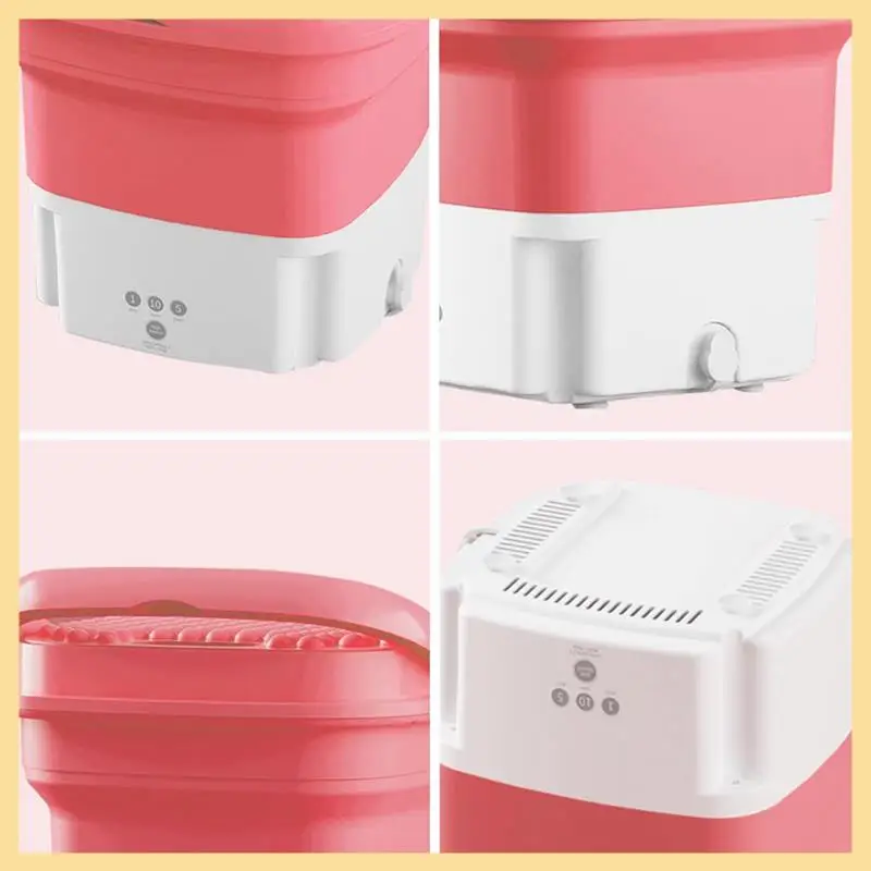 غسالة جيدة محمولة، غسالة صغيرة لتنظيف الضوء الأزرق، نصف جوارب أوتوماتيكية للسفر في الشقة