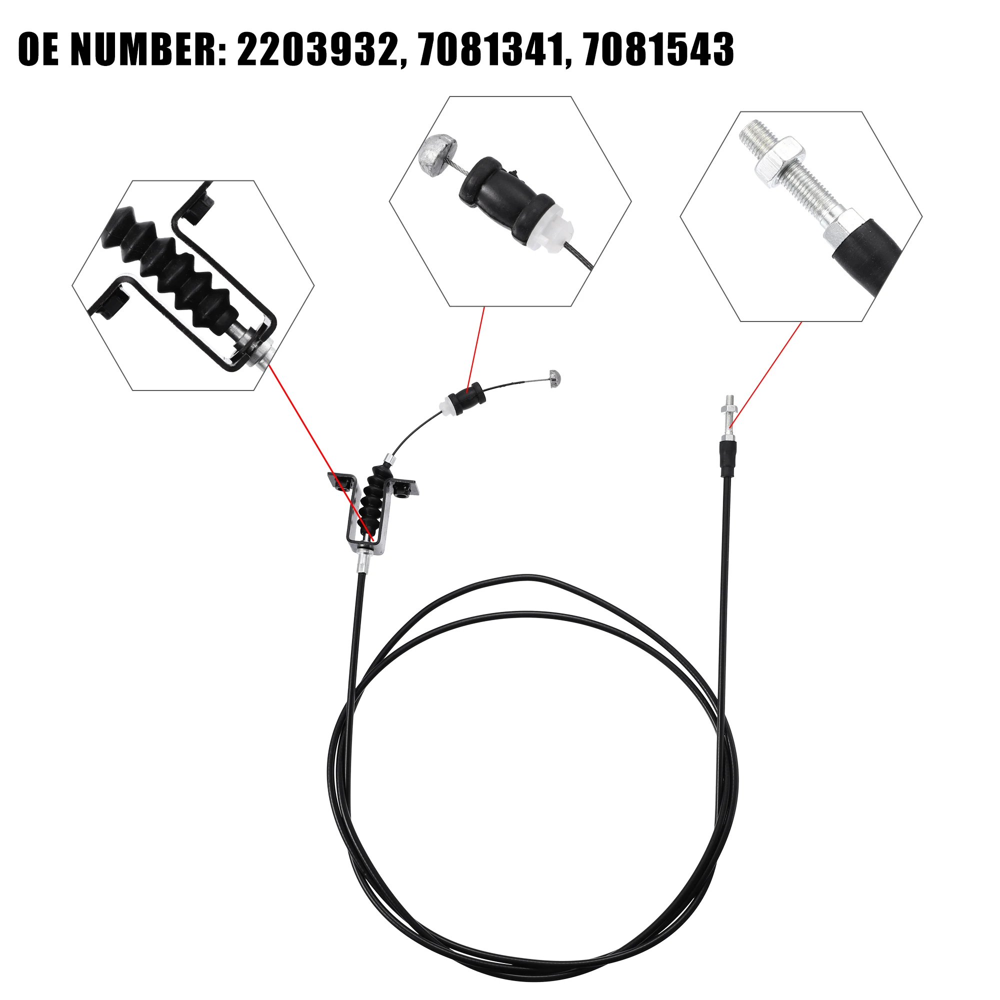 Substituição do cabo do acelerador Motoforti para Polaris RZR 800 2008-2010 para 2008 RZR 800 para 2009 RZR "S" 800 para 2010 RZR 800