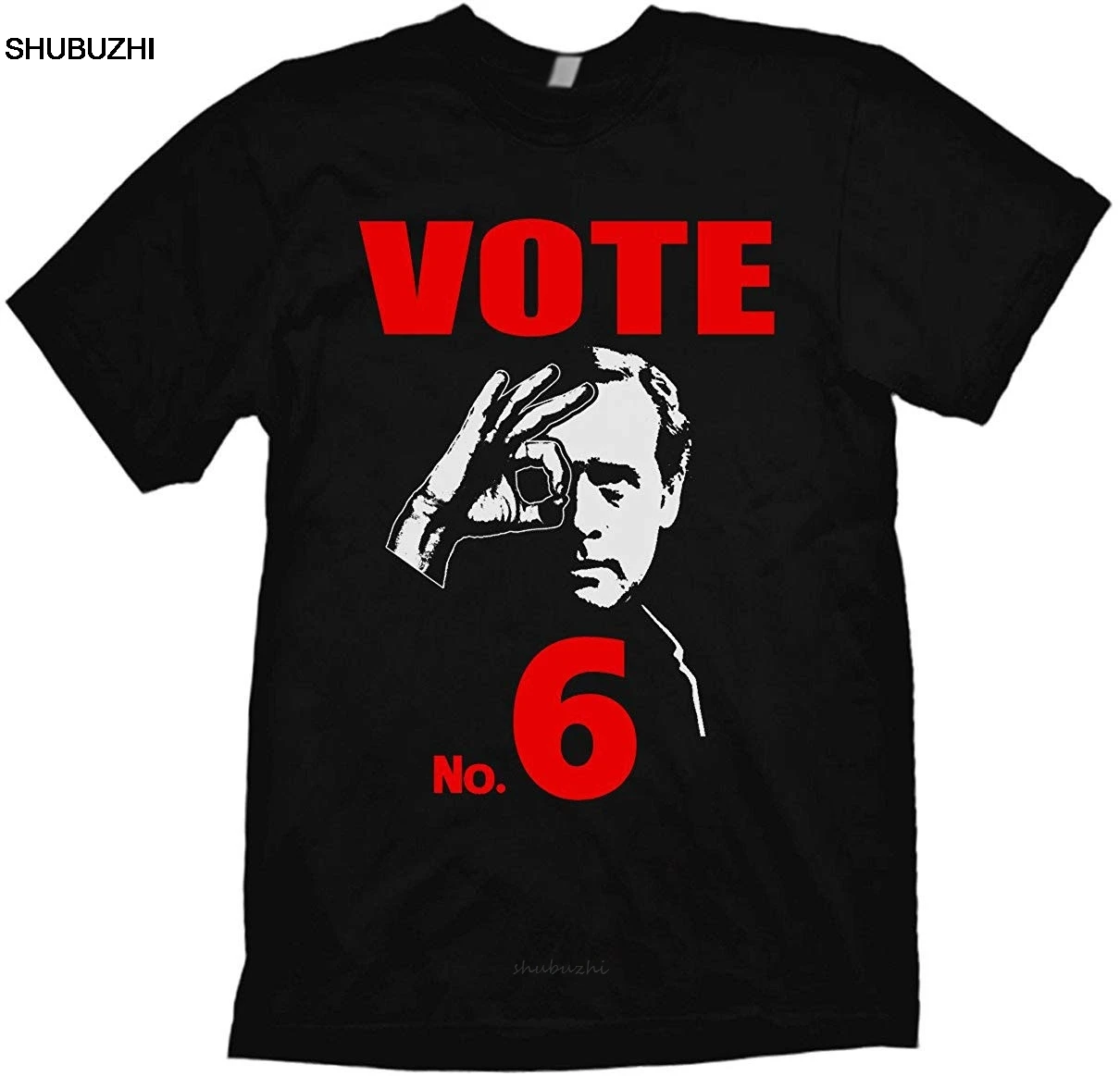 The Prisoner T Shirt Men Women Vote 6