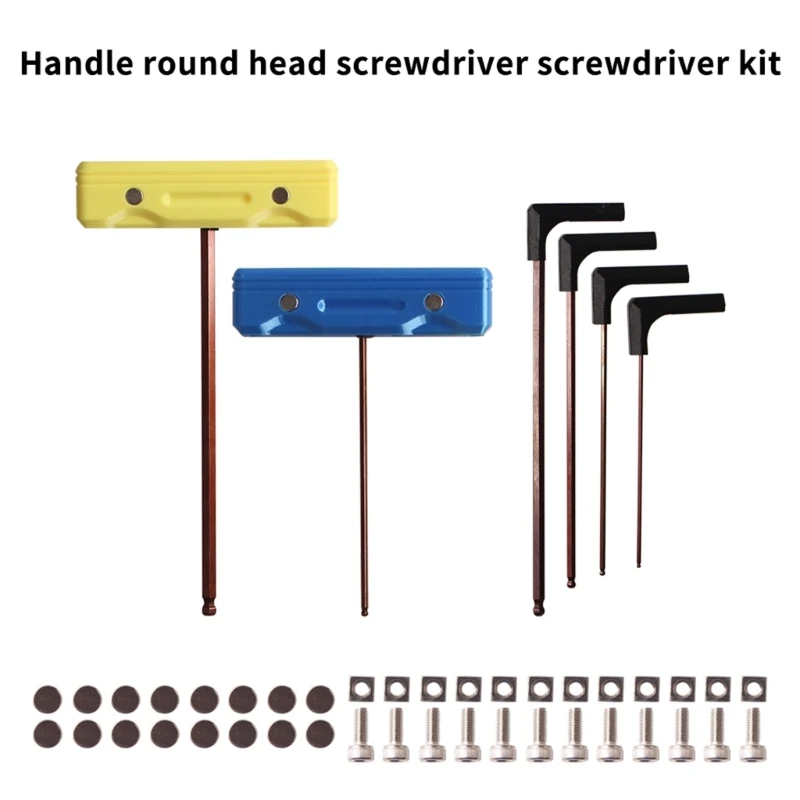 Long Screwdriver Round Head Screwdriver 1.5mm 2mm 2.5mm 3mm 4mm 5mm For 3D Printers Electronics Repair