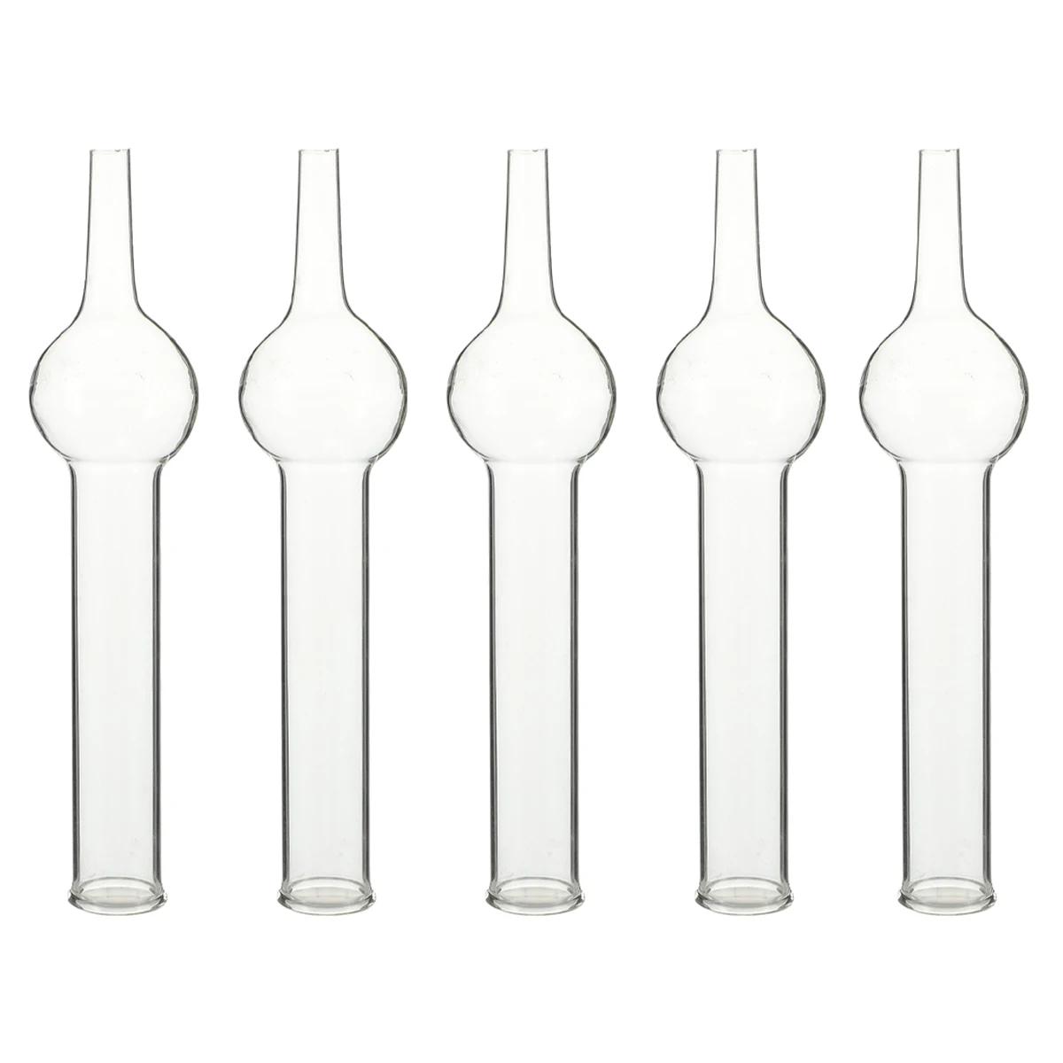 

5 Pcs Drying Tube Tubes Chemistry Glass Tubing with Ball Single Dessicator Experiment