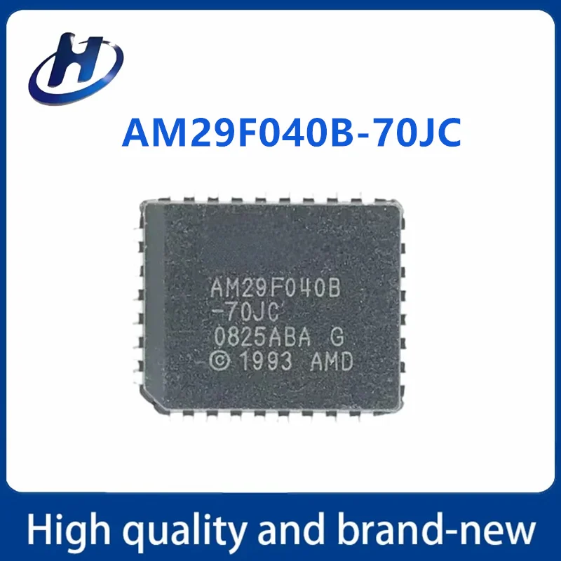 50Pcs/Lot Brand New Original AM29F040B-70JC AM29F040B-70 AM29F040B AM29F040 29F040 PLCC32 Chipset