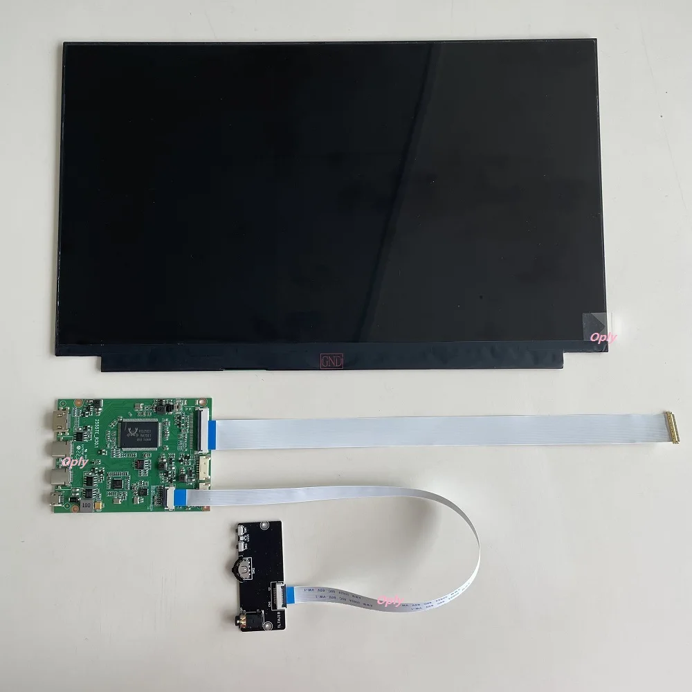 Imagem -03 - Kit para N156hce 15.6 1920x1080 Tela Led Placa Controladora Edp Tipo-c Mini Hdmi-compatível com Usb-c Faça Você Mesmo Monitor de Painel Lcd