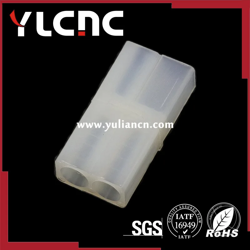 20PCS  2-hole connector L6.2-2P white shell electric connector