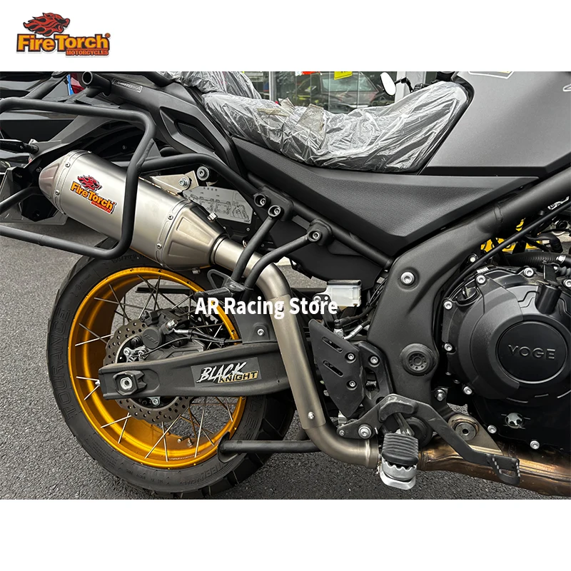 

Slip On For VOGE 625DS DS625X DS625 2025 2026 Motorcycle Exhaust Escape Moto Systems 51MM Modified Stainless Steel Mid Link Pipe