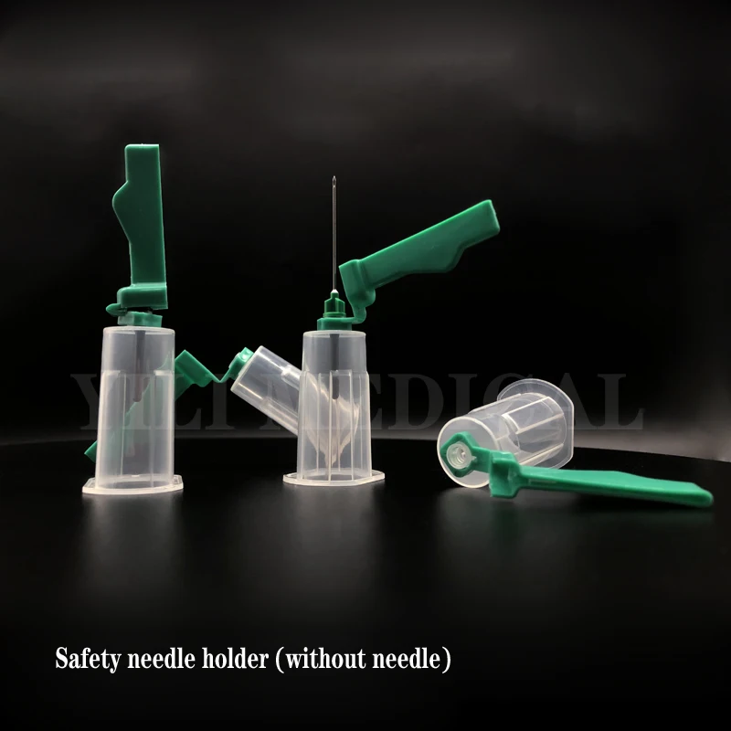 Disposable Medical Plastic Safety Blood  Collection Set Needle Holder medical teaching