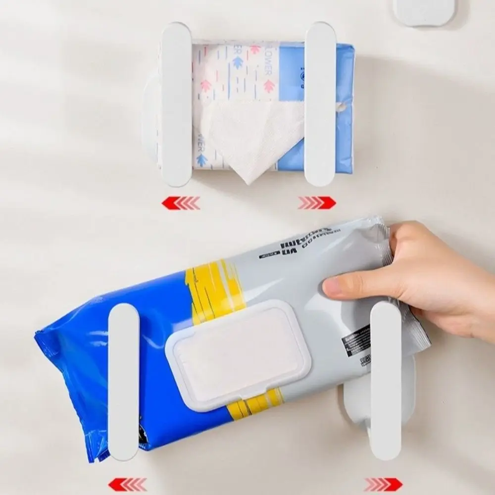 2Pcs Magnetic Paper Towel Holder Stretchable Creative Hat Storage Holder Space Saving Drill-Free Roll Paper Hanger Refrigerator