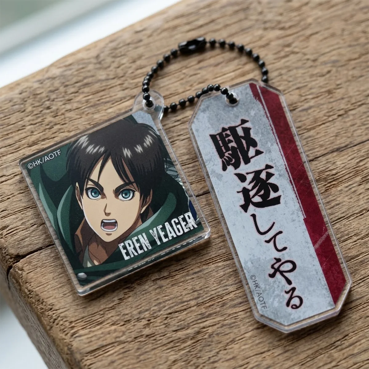 Anime Attack on Titan AOT 6cm Acrylic Keychain Set, Fan Collectible, Halloween Souvenir, Ornament for Manga Lovers