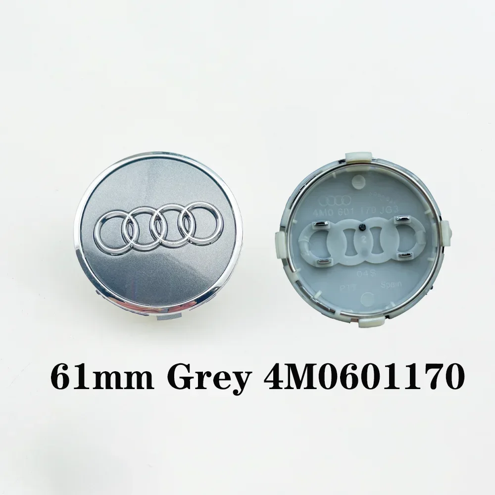 

4pcs 60mm 61mm 68mm 69mm Car Styling Wheel Center Cap Hub Covers Badge 4B0601170 for Audi A3 A4 A5 A6 A7 A8 S4 S6 Accessories