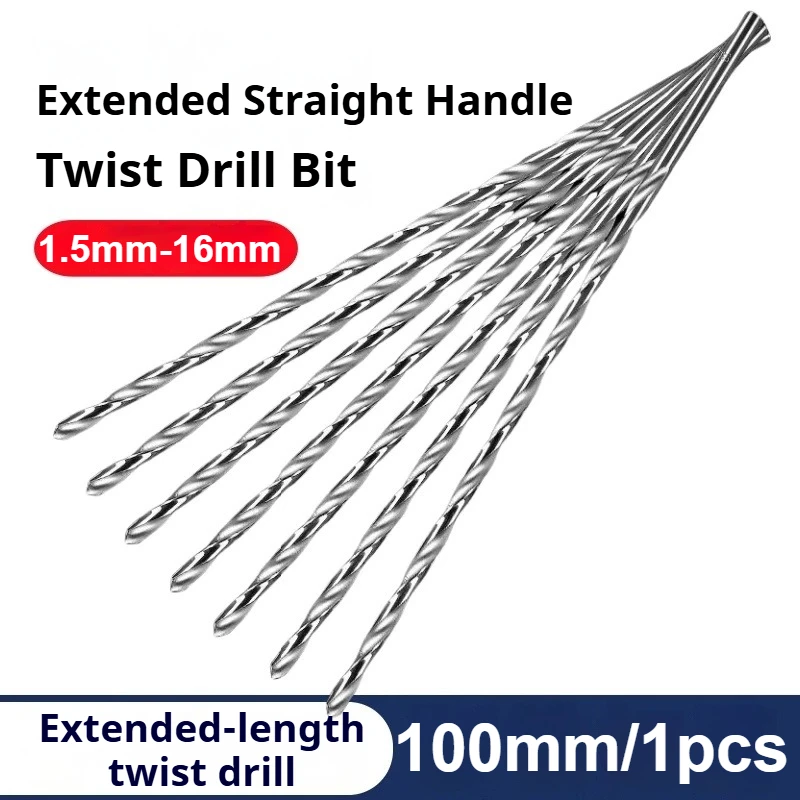 

Carbide Drill Hole 100mm Long Length 1.5-16mm for Aluminum CNC Drilling Tool Solid Tungsten Steel Twist Bit