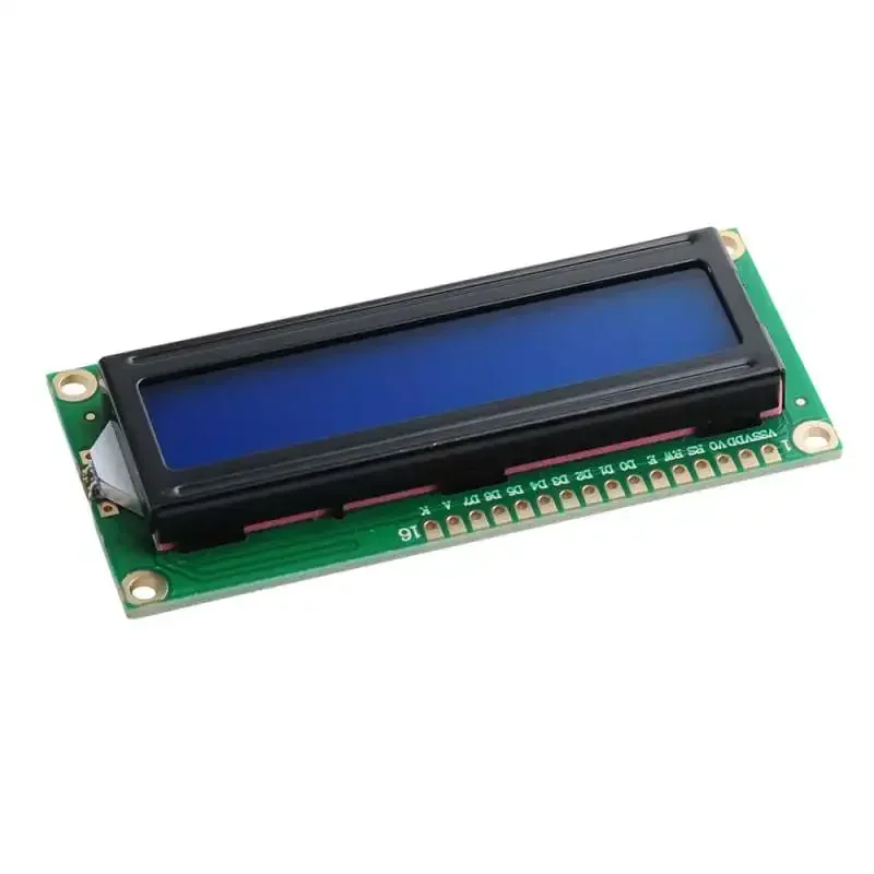 1602 LCD Character Display Module 5V Operating Voltage Blue Green Backlight AIP31066 Driver Control Board Component
