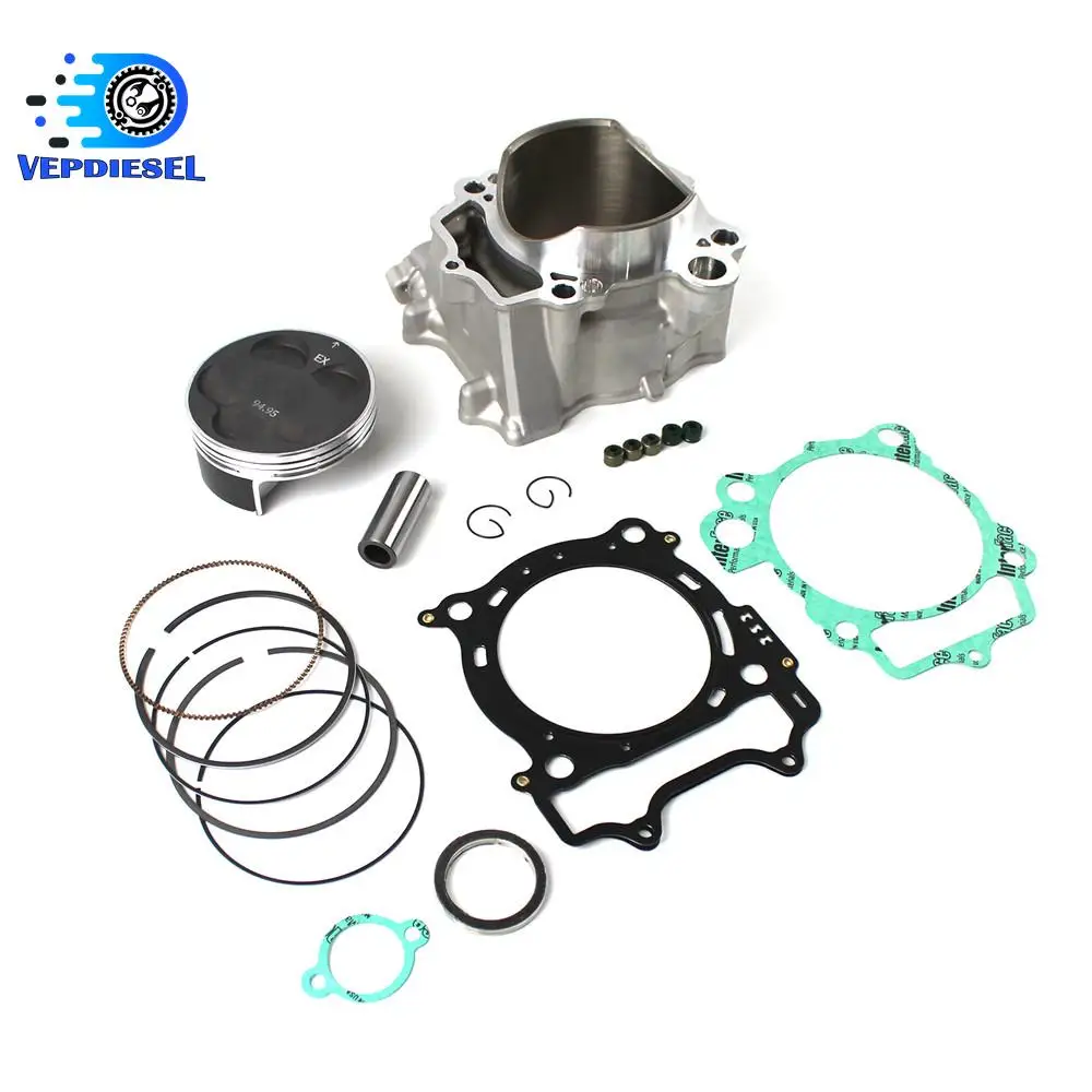 Cylinder Piston Top End Gasket Kit Bore 95mm 2S2-11311-00-00 for Yamaha YFZ450R 09-11 YFZ450X 10-11 YZ450F 06-11 WR450F 07-11