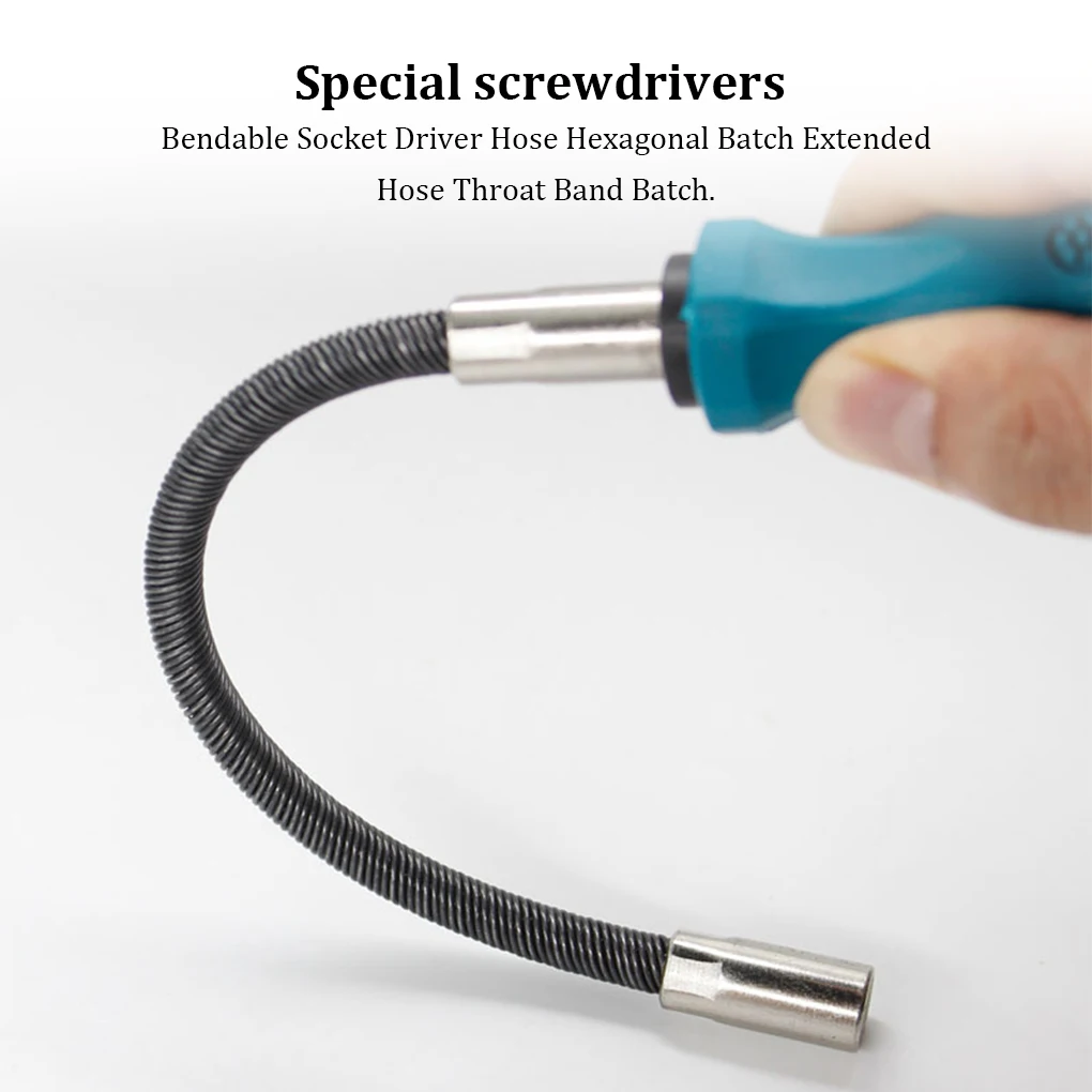 Socket Screwdriver Flexible Sockets Screw Driver Simple Usage Anti-skid Hand Tools Automotive Replacement Clamp Tool