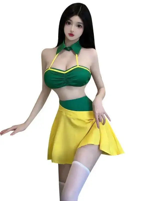 แฟชั่นชุดมินิเซ็กซี่หวาน 2024 ใหม่แฟชั่นเซ็กซี่ชุดชั้นในน่ารัก Pure Desire Temptation ชุดสําหรับสตรี Elegant Z07V