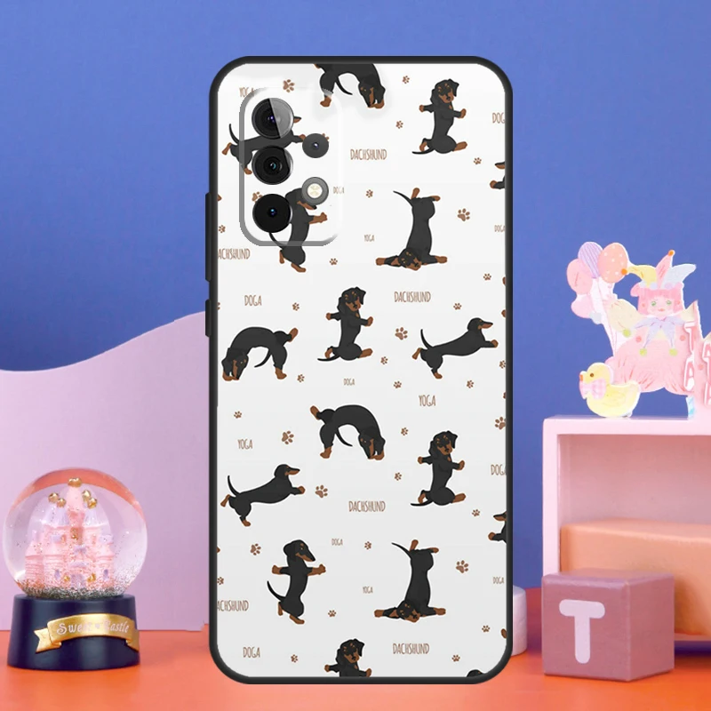 Dachshund Sausage Dog Funda For Samsung Galaxy A13 A23 A33 A53 A52 A32 A22 A12 A51 A71 A15 A25 A14 A34 A54 Case