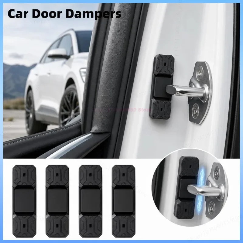 For Chevrolet Series Cars Noise Reduction,buffer,Shock Absorption NEW Magnetic Silicone Door Lock Dampener Pads