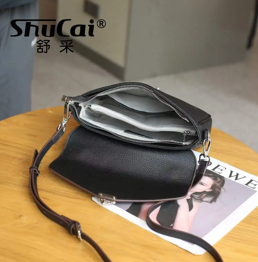 Genuine Leather Luxury Women’s Bags Fashion Vintage Bag Shoulder Retro Crossbody Small Square Youth Handbag Woman