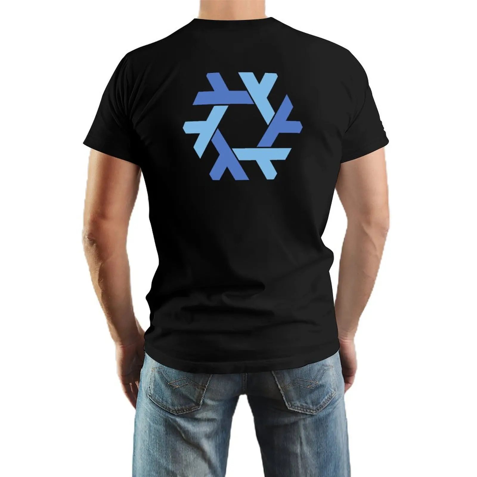 

NixOS logo T-Shirt tops anime clothes mens graphic t-shirts big and tall