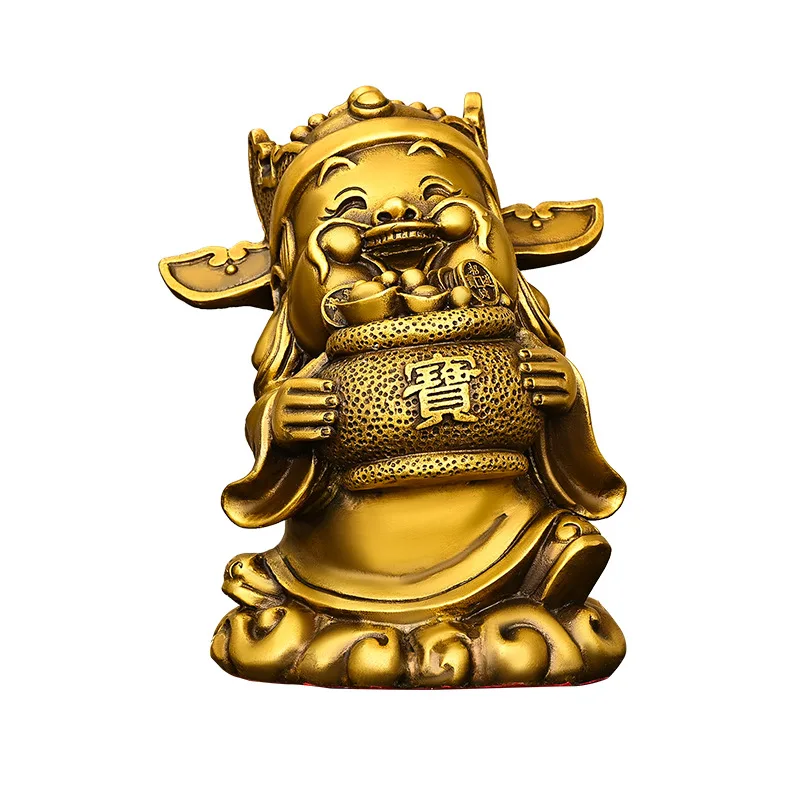 Brass Five-way God of Wealth, Five Treasures God of Wealth