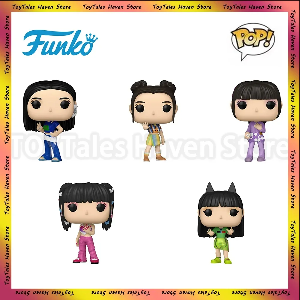 Funko Pop! Rocks: NewJeans-Hyein-Danielle-Minji-Hanni-Haerin Vinyl Figure Collection Toys Gifts Vinyl Doll