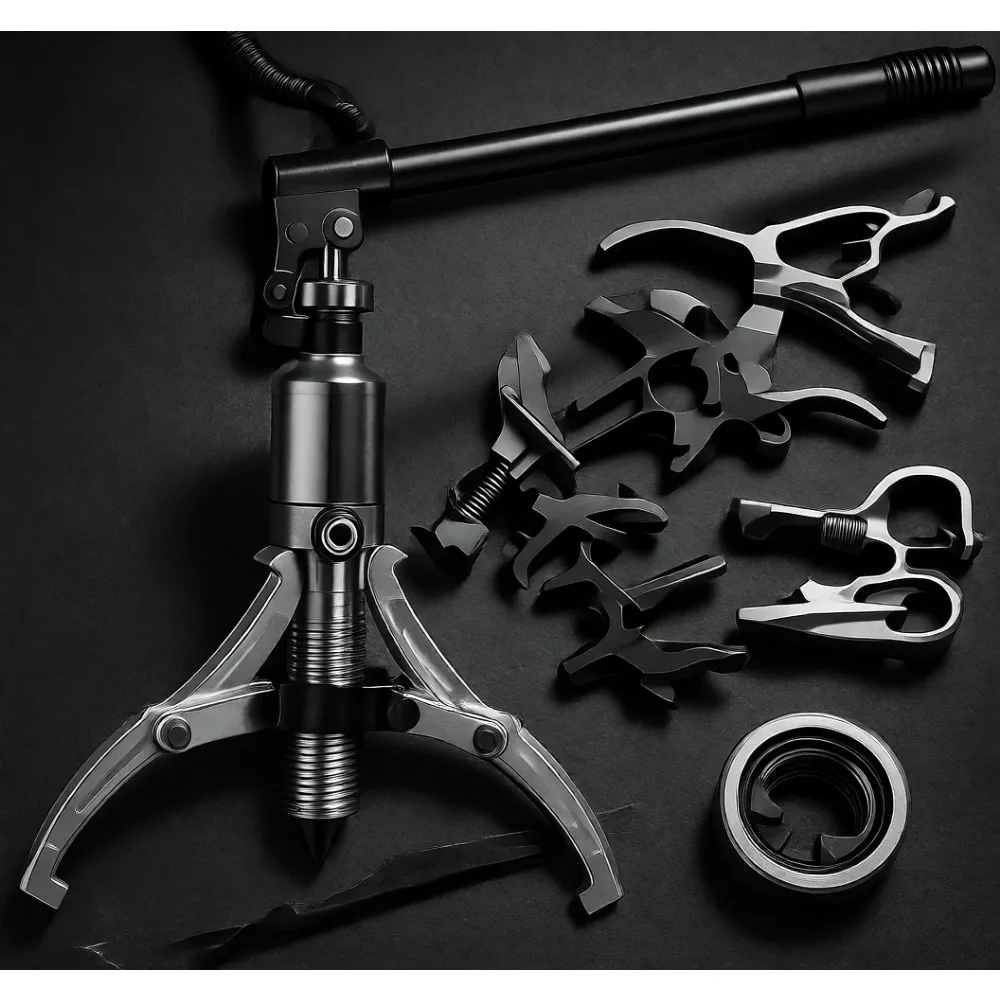 

5 Ton Hydraulic Gear Bearing Puller Kit 2 3 Jaws Hub Separator Tool