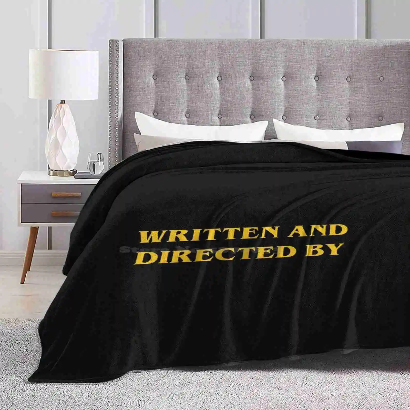 Film Gift-Written And Directed By Latest Super Soft Warm Light Thin Blanket Filmmaker Film Student Film Geek Screenwriter